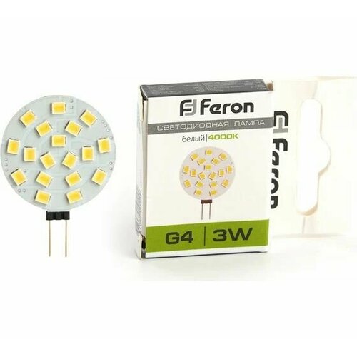 Светодиодная лампа FERON 3W 12V G4 4000K Osram
