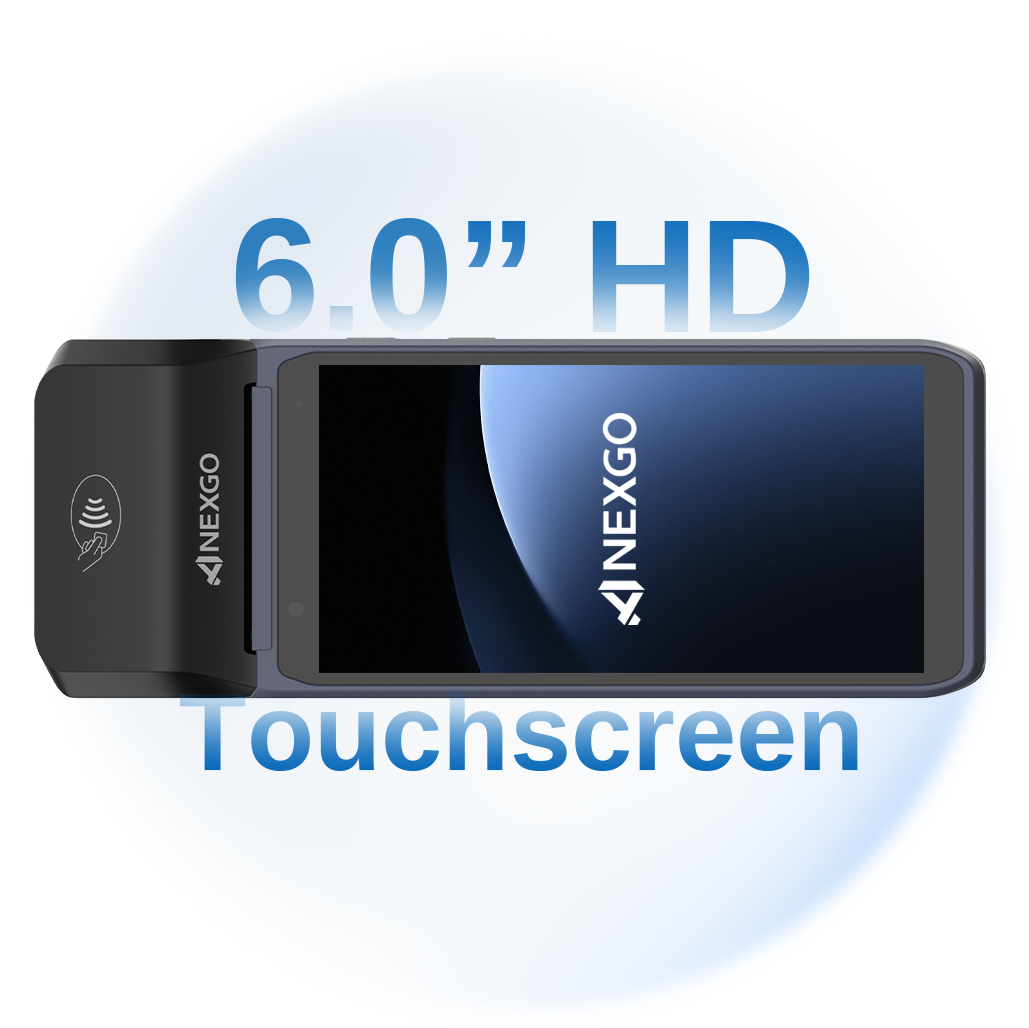 Касса NEXGO P200, Android, бесконтактная, поддержка 4G, Wi-Fi, Bluetooth, NFC — фото 1