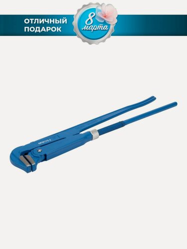 Изображение товара Трубный (газовый) ключ цельнокованый NORGAU Industrial 2 для труб диаметром до 67 мм, твердость губок 50 HRC, 565 мм