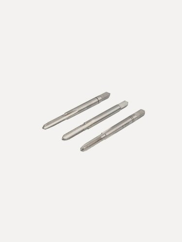 Изображение товара Набор метчиков NORGAU Industrial M 3,5 из HSS-G (W6% Mo5%), по стали, чугуну и цветным металлам, 3 предмета.