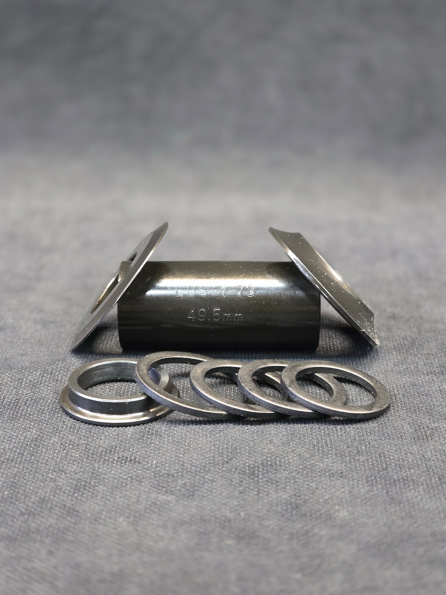 Запчасти Samox для BMX каретки, в комплекте: проставка на вал, 2 пыльника, 3 шайбы на вал, переходная проставка для звезды 19мм-23,8мм