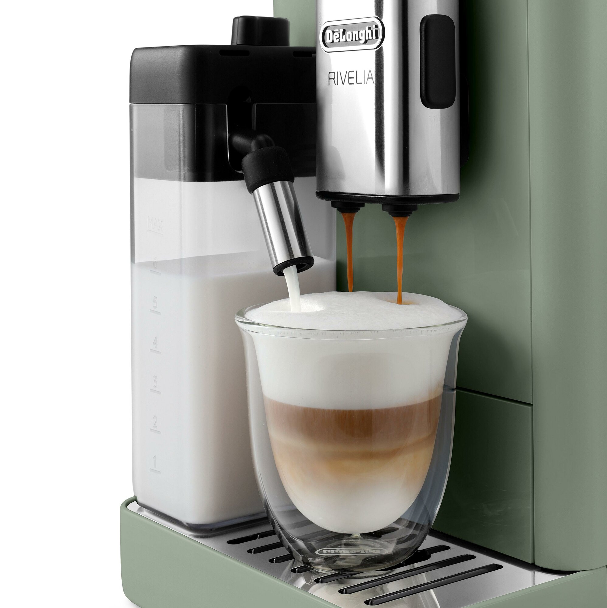 Автоматическая кофемашина DeLonghi EXAM441.55. GR Rivelia Зеленый — фото 18