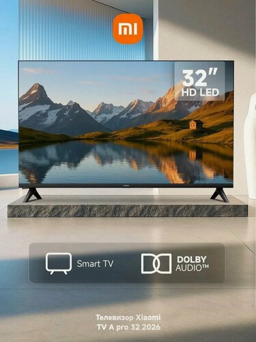 Изображение товара Телевизор LED Xiaomi Mi LED TV A Pro 32 2026 (L32MB-APRU)