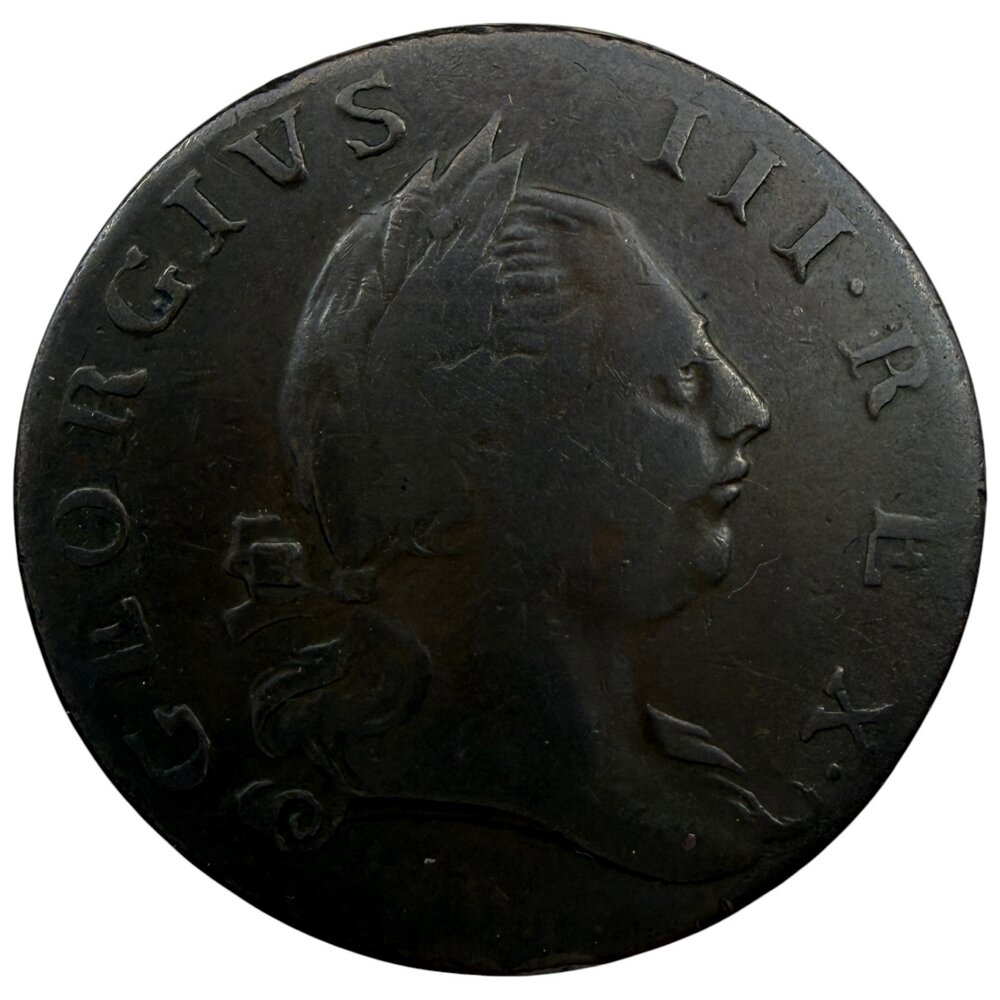 США, провинция Вирджиния 1/2 пенни 1773 г.
