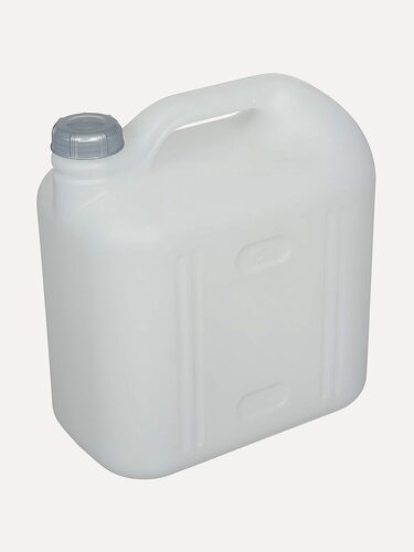 Изображение товара Канистра пластиковая Martika Просперо 15 л для воды, прямоугольная, белая, с ручкой, артикул С932БЕЛ, производство Россия