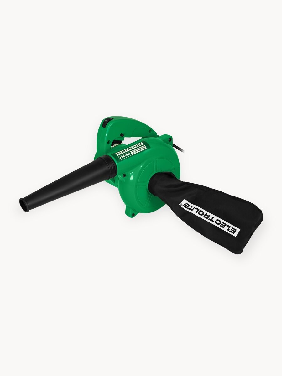 Воздуходувка пылесос сетевая Electrolite BE 1100 ( 1100Вт, 3 000-13 000, 1кг )