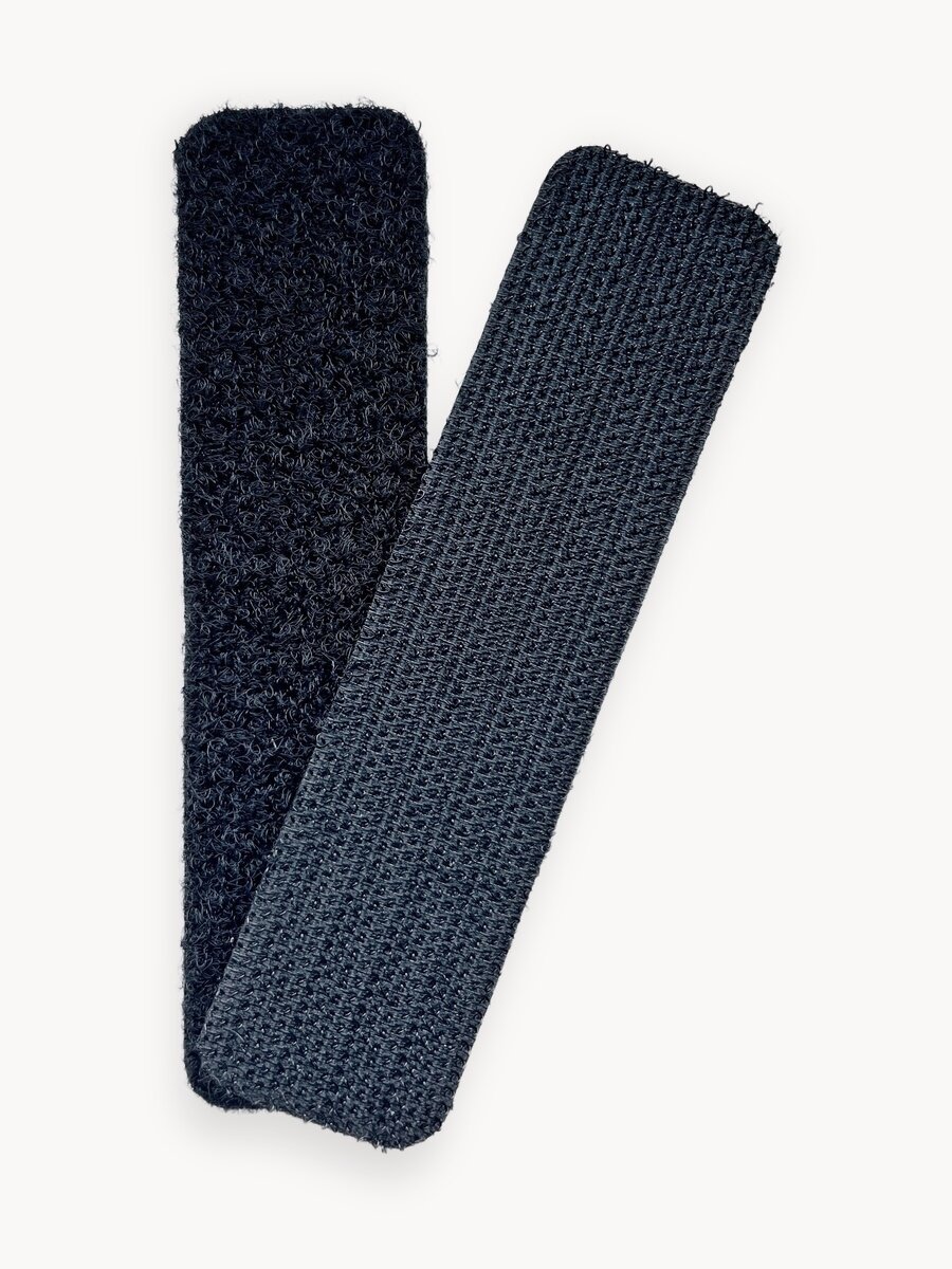 Липучки самоклеящиеся velcro 10х2.5см. (Набор 10 пар, черные)
