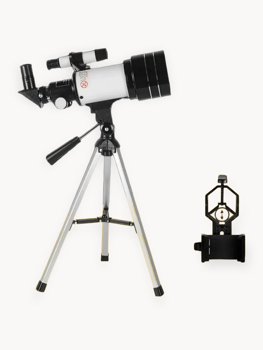 Телескоп астрономический подзорная труба на штативе оптическая компактная портативная легкая модель