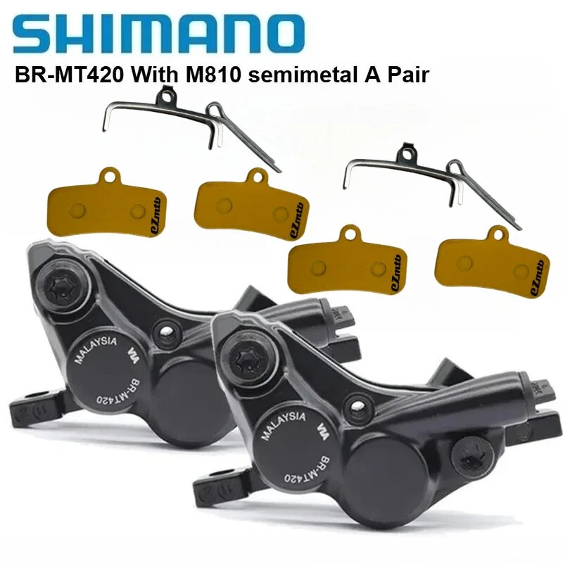 Тормоза Shimano BR-MT420 M810 semi metal 2шт