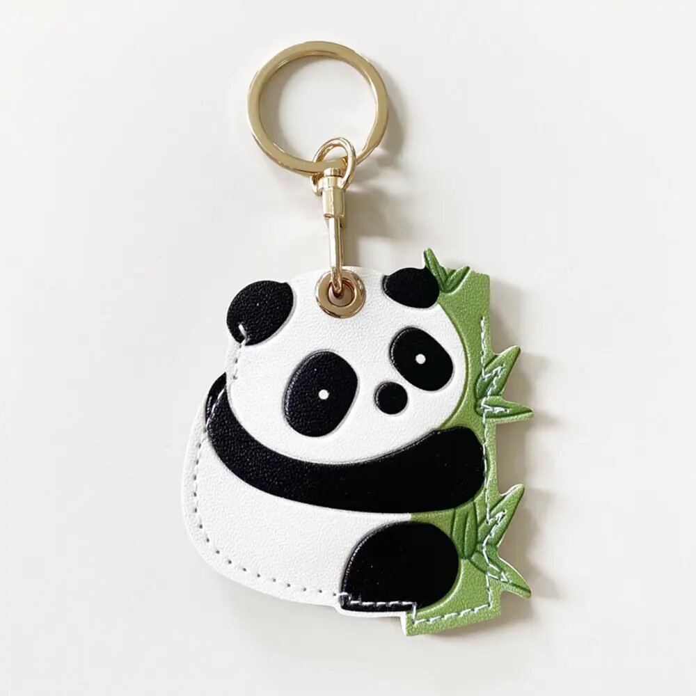 Брелок для ключей Panda, искусственная кожа, Цвет: B