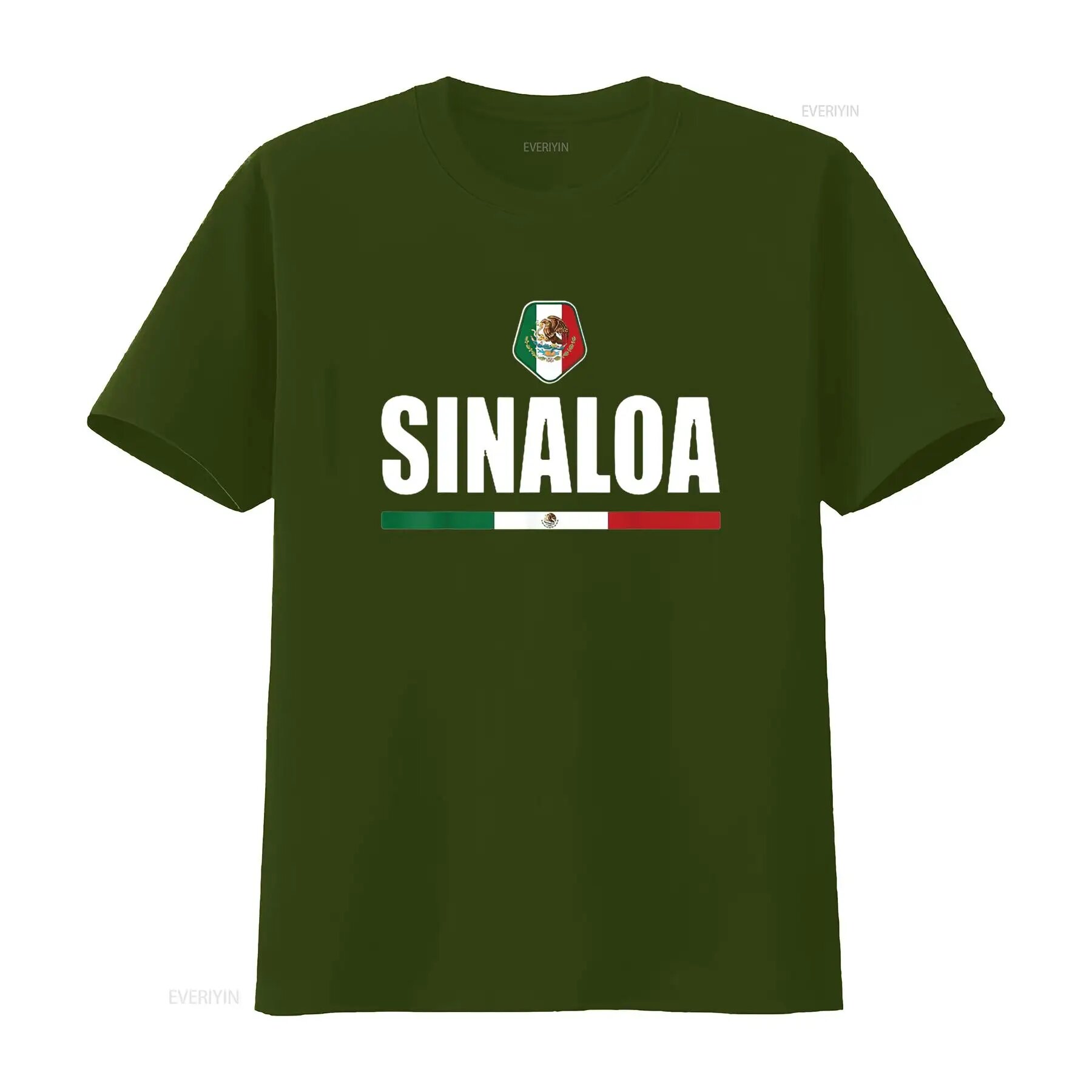 Футболка Sinaloa Mexico, темно-зеленый, размер S