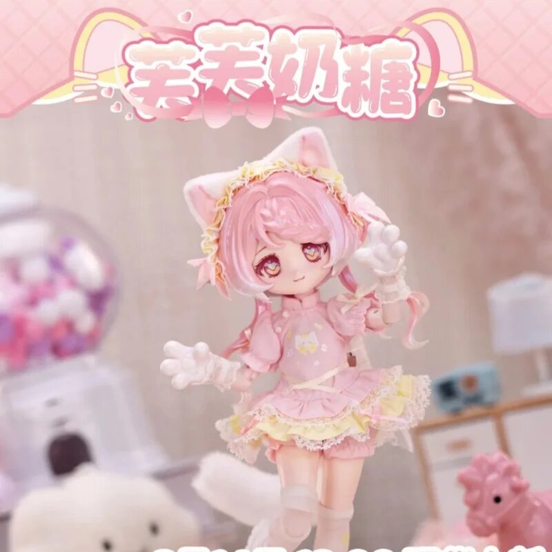 Кукла 1/12, одежда светло-желтая, Minty Bunny, Ob11