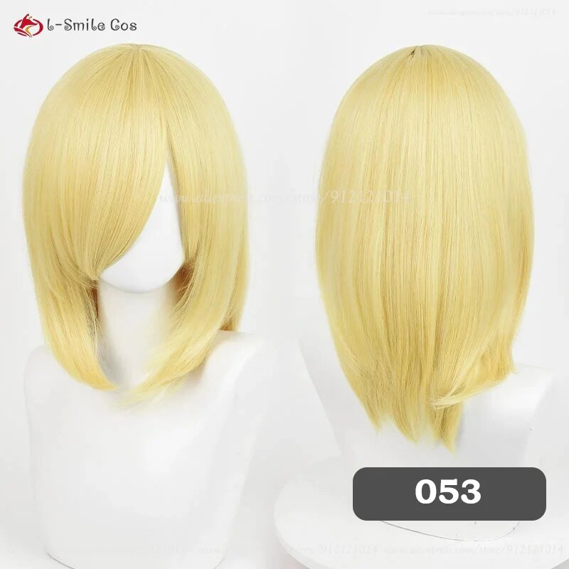 Бежевый парик 40 см, Color: 053