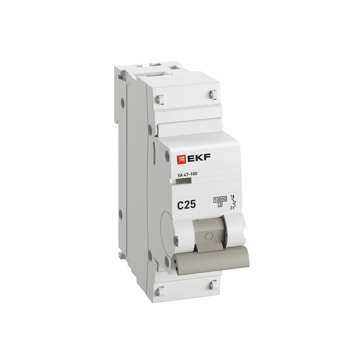 Выключатель автоматический модульный 1п C 25А 10кА ВА 47-100 PROxima EKF mcb47100-1-25C-pro