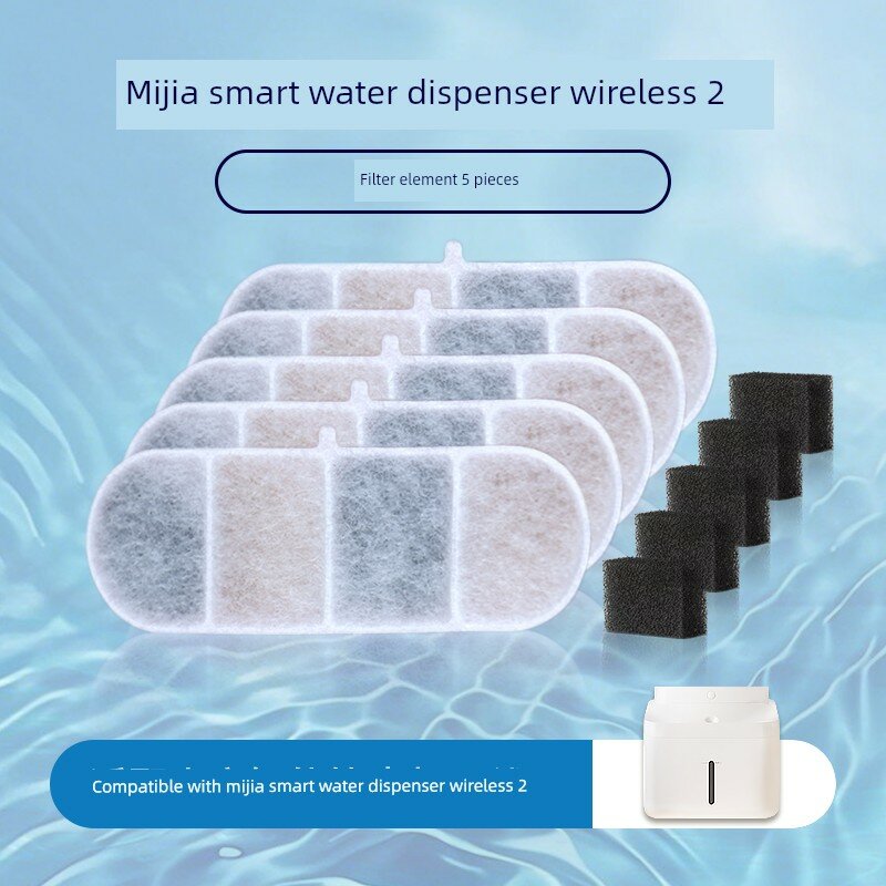 Заменяющий фильтр для водопойника Mi Home Wireless Pet Waterer 2-го поколения, 5 шт. (Упаковка из 5 шт.)