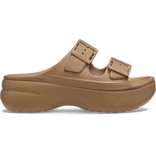 фото Шлёпанцы crocs, размер w11 us, коричневый