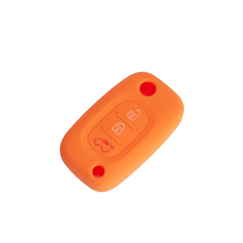 Силиконовый Чехол Для Ключей Mercedes SMART 453 Fortwo Forfour W453 - Защитный Аксессуар B-orange