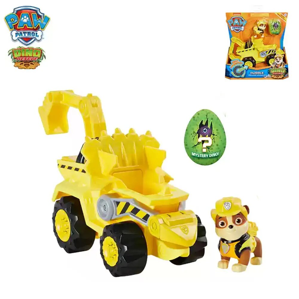 Paw Patrol, Dino Rescue, Щенячий патруль Спасательная машина Серия спасения динозавров, RUBBLE