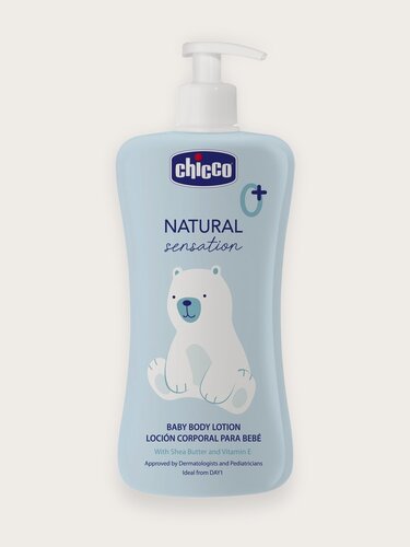 Изображение товара Лосьон для тела детский Chicco Natural Sensation, 500 мл с рождения