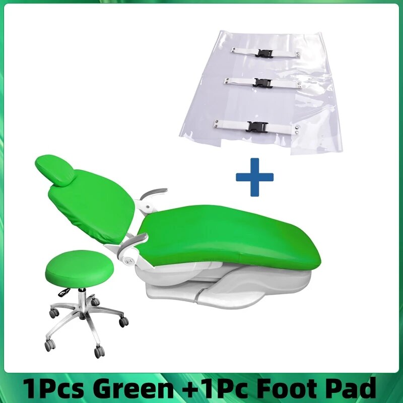 Чехол для стоматологического кресла Sydlig fisk, искусственная кожа, 4 шт. Mint Green-Foot Pad