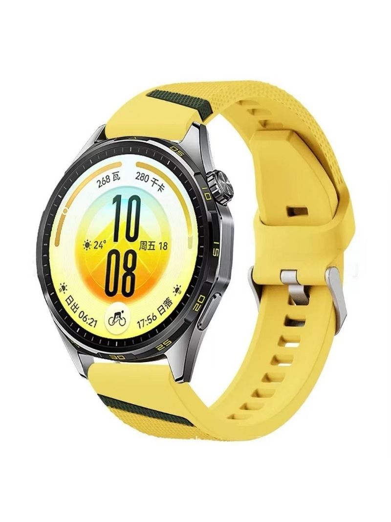 22 миллиметровый силиконовый ремешок для смарт часов Huawei Watch GT7, а также для моделей Huawei GT6/5/5 Pro.