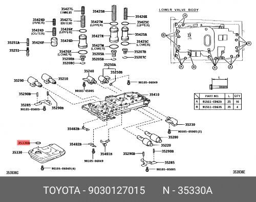 Кольцо Уплотнительное Toyota (TOYOTA 9030127015)