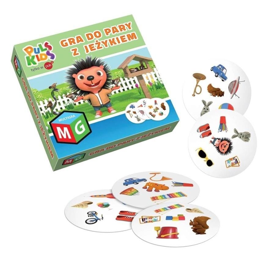 Настольная игра Multigra с Ёжиком, карточная игра для детей