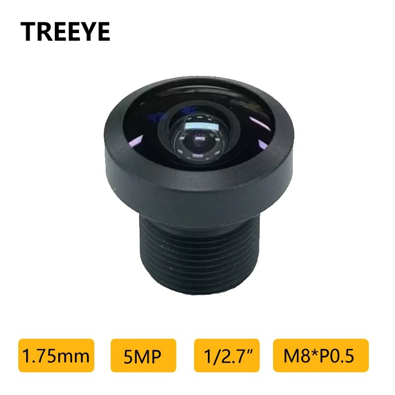 TREEYE HD 5MP 1,75 мм рыбий глаз объектив 650nm IR Filter