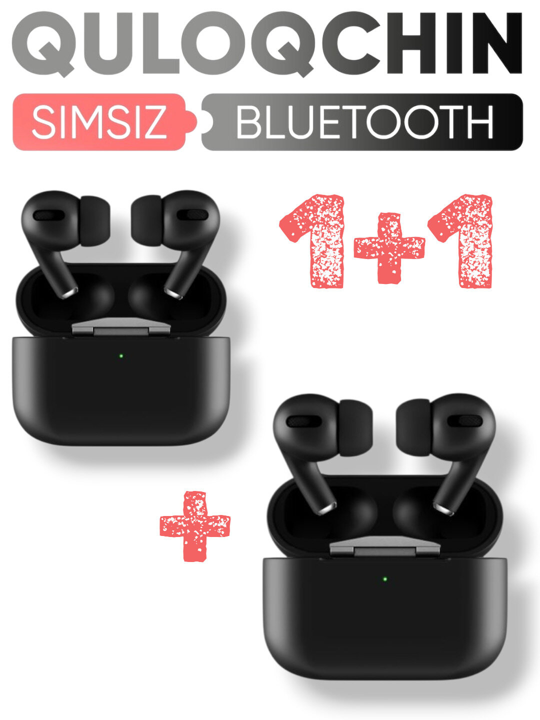 Беспроводные наушники Pods Pro 2 + Airpods Pro 2 /Беспроводные наушники Airpods Pro 2 + Airpods Pro 2 black