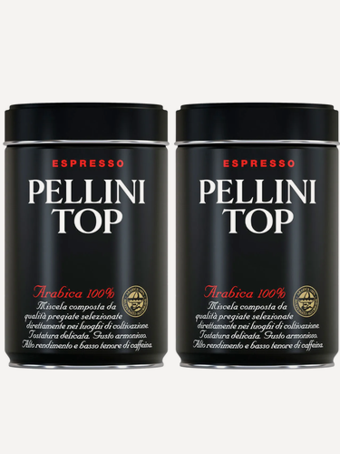 Изображение товара Pellini Top Арабика 100 % кофе молотый 250 г жестяная банка (упак 2 шт)