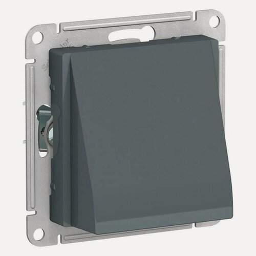 Изображение товара Механизм вывода кабеля Systeme Electric AtlasDesign SE ATN000799, грифельный, скрытый монтаж, 1 пост