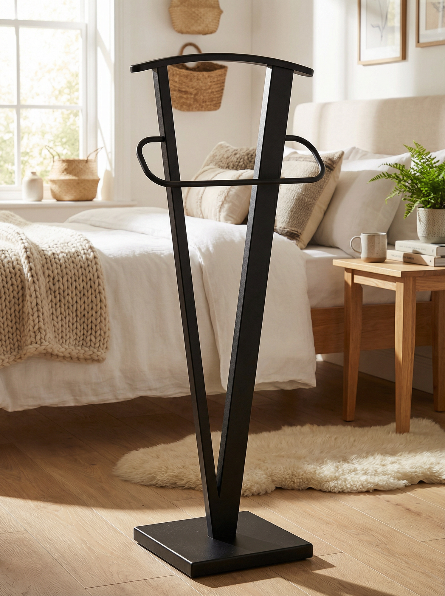 Вешалка костюмная IFERS для одежды напольная галант 344 цвет чёрный