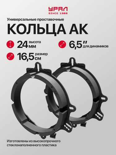 Изображение товара Проставочное кольцо Урал АК, для динамиков 16,5 см, универсальное
