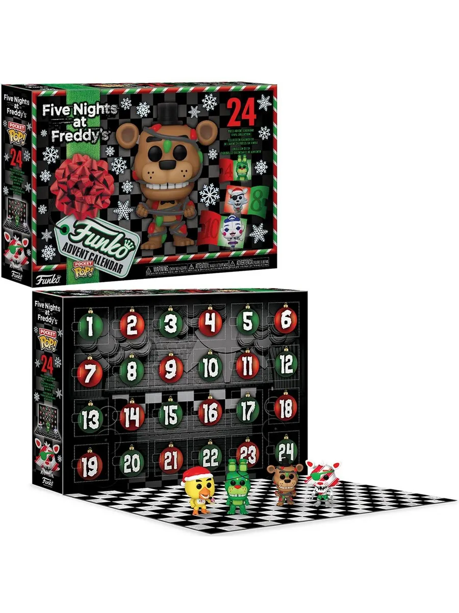 Адвент-календарь Funko POP! Pocket Five Nights at Freddy’s 72480 Пять ночей у Фредди, 24 шт — фото 1