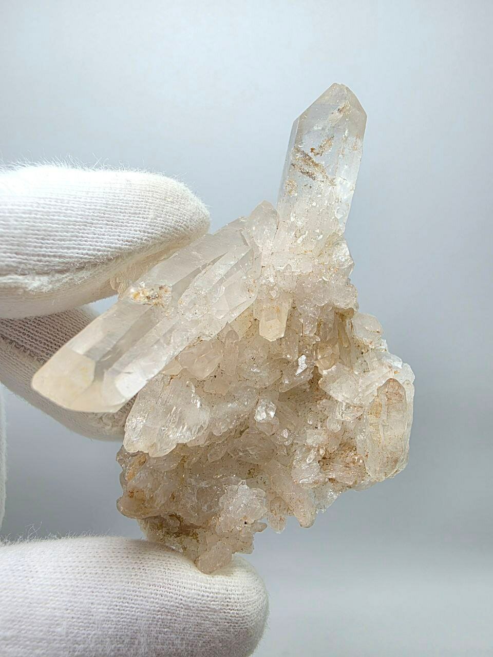 Горный хрусталь (Щётка) 73 мм, 51 г, Россия, Дальний Восток — фото 1