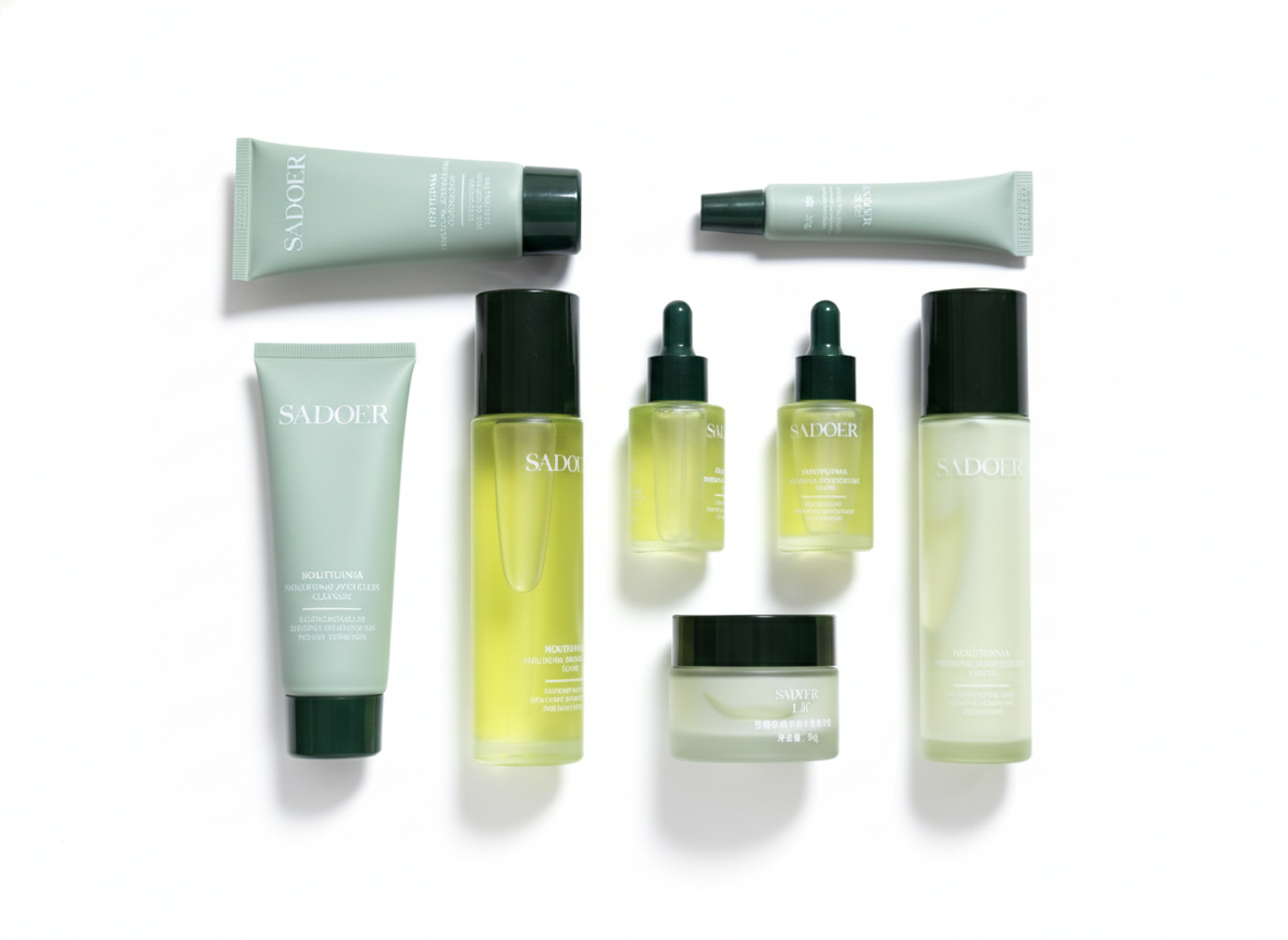 Набор уход за лицом, отбеливает, осветляет пятна против морщин, антивозрастной