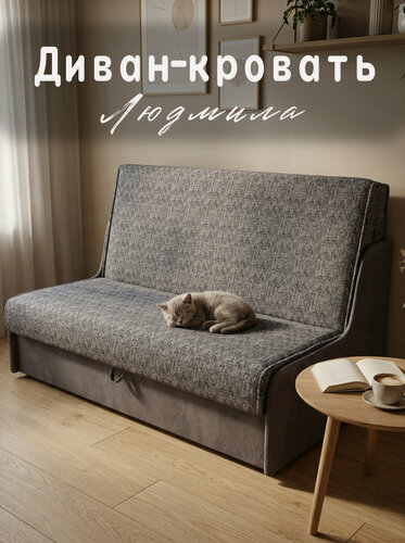 Изображение товара Диван-кровать аккордеон Людмила 160 БП 75-150