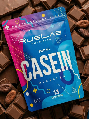 Изображение товара Micellar CASEIN PRO 65, казеиновый протеин, белковый коктейль (800 гр), шоколад
