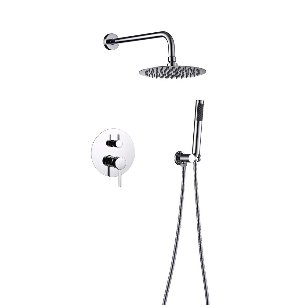 Душевая система ПСМ-СТ-02 встраиваемая с верхним душем с лейкой хром (550392)