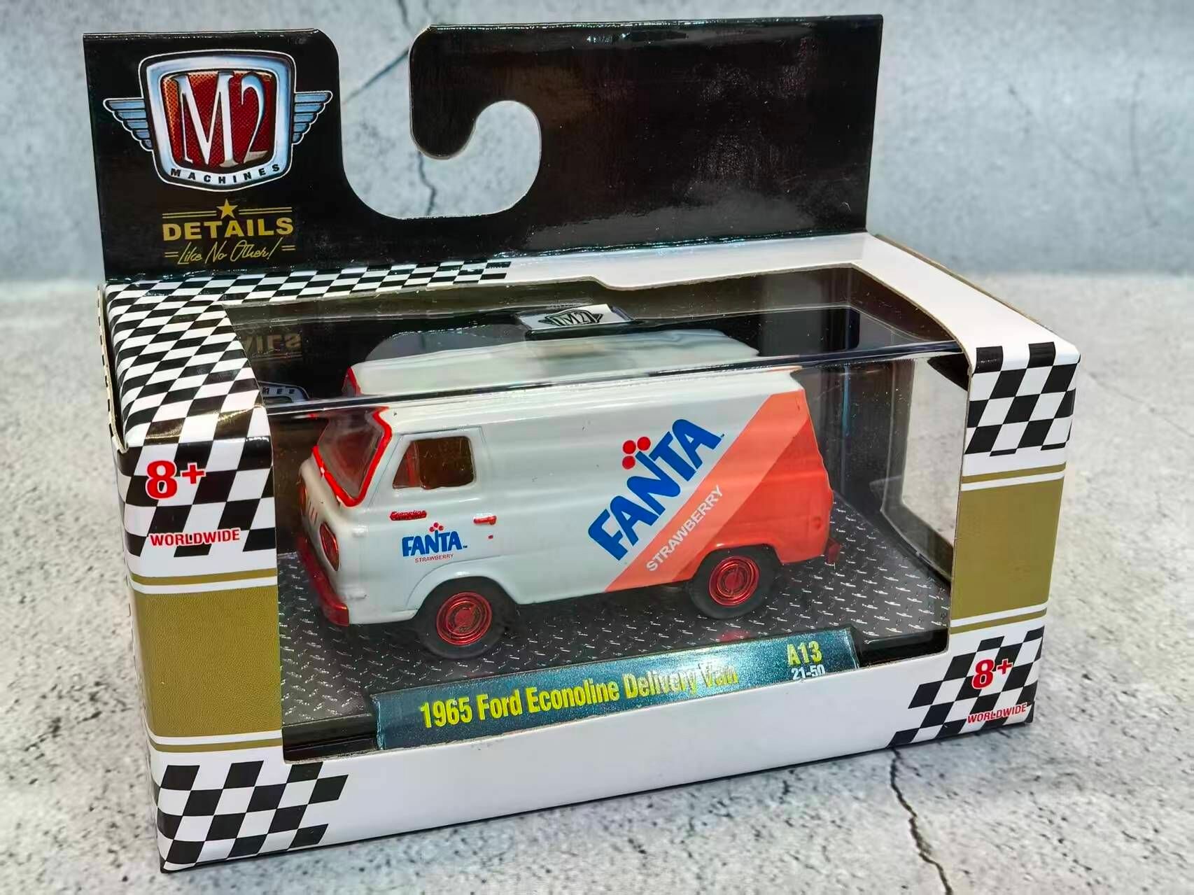 Коллекционная модель автомобиля из сплава в масштабе 1:64 M2 Machine Volkswagen Chevrolet Ford Van, специальное издание