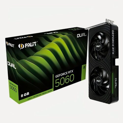 Изображение товара Видеокарта Palit RTX5060 DUAL 8GB (NE75060019P1-GB2063D)