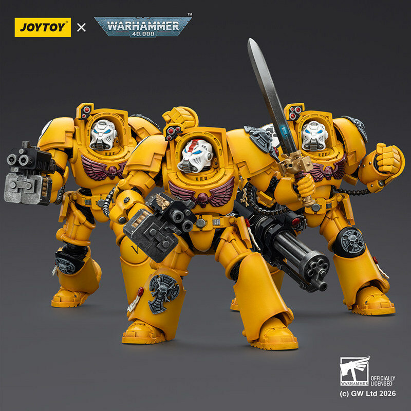 JOYTOY Dark Source Warhammer 40K6 Глава 18 Терминатор Черный тамплиер Белый шрам подвижная фигурка солдата модель для игры