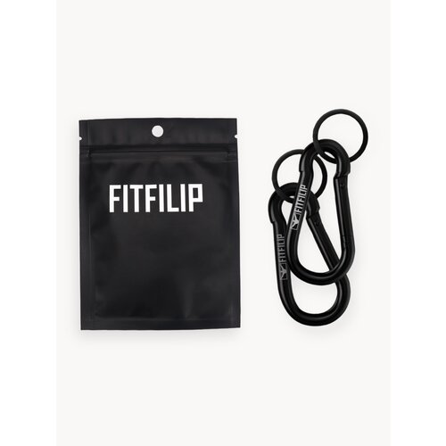 Карабины универсальные металлические 2 шт толщина 6мм с кольцом