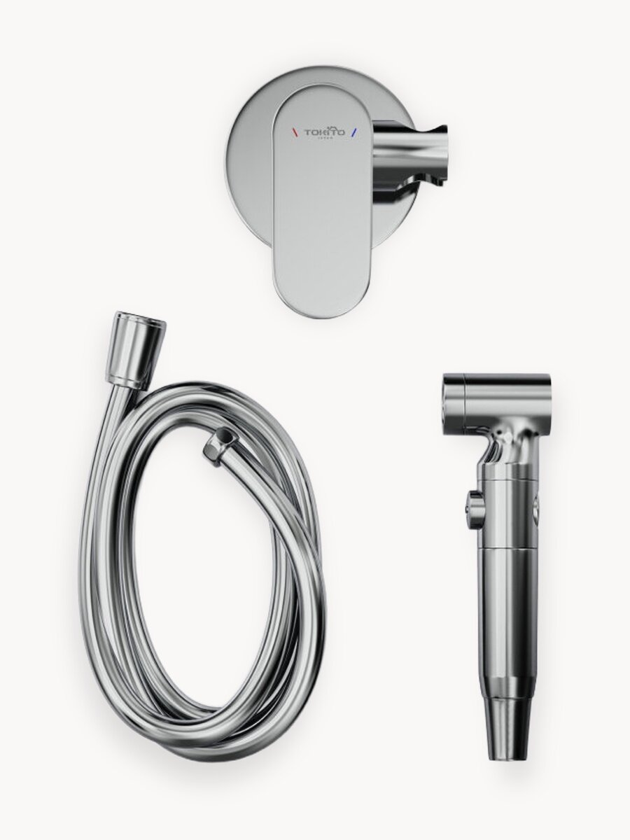 Смеситель с гигиеническим душем TOKITO FURO TOK-FUR-1016 встраиваемый, хром, Япония