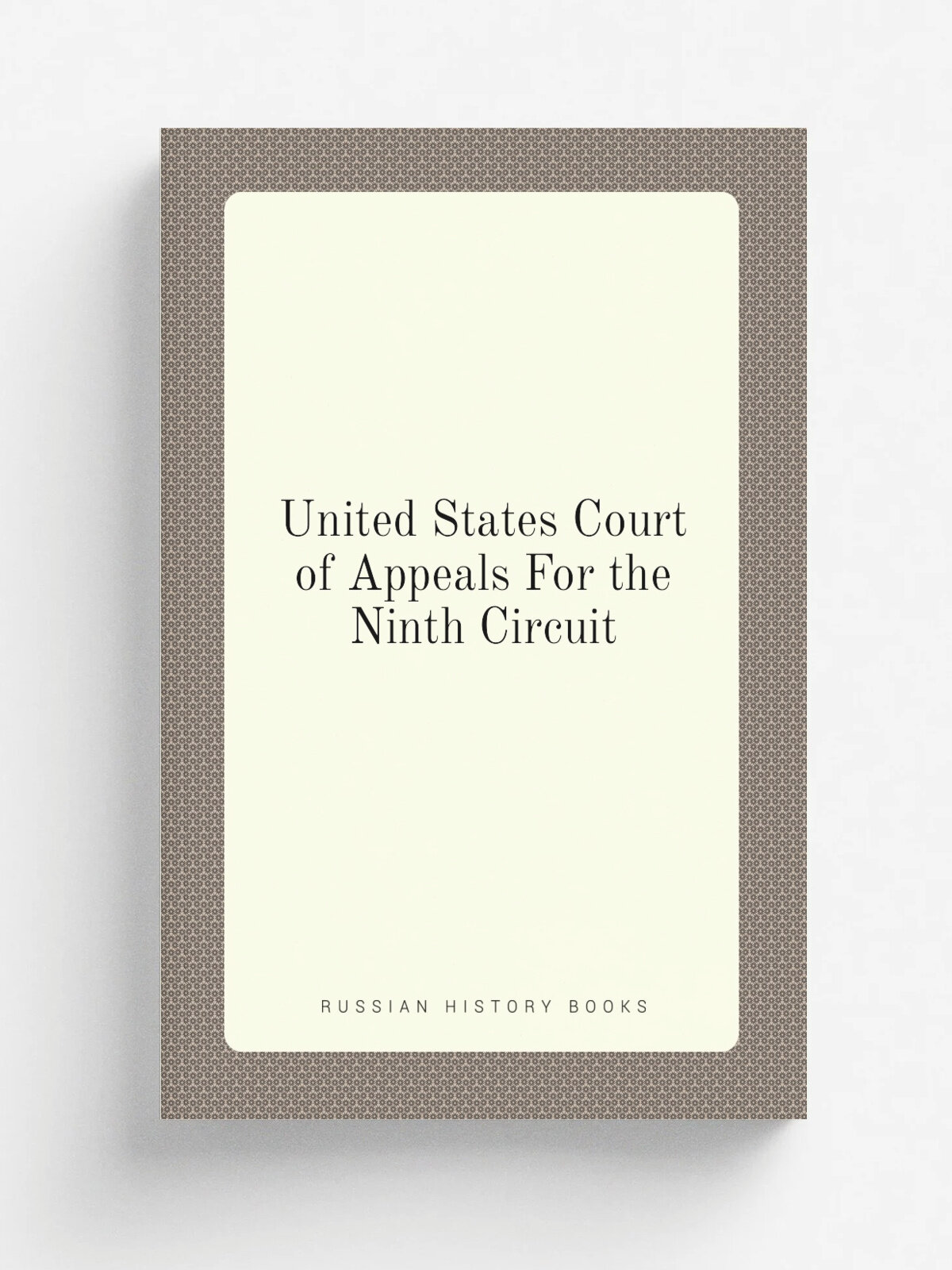 United States Court of Appeals For the Ninth Circuit | 1930 | Репринт