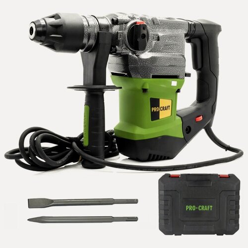 Изображение товара Перфоратор PROCRAFT 1500 Вт, 6,0 Дж, 0-4500 уд/мин, SDS+ BH2200