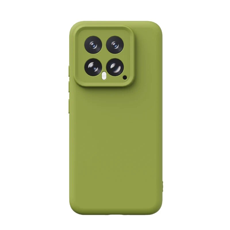 Чехол для Xiaomi 14 Bean Green, зеленый силикон