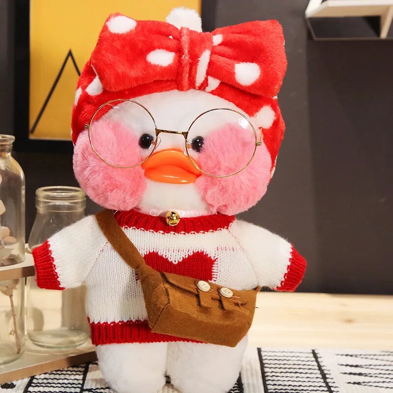Мягкая игрушка-утка Pato Lalafanfan 30 см hairband