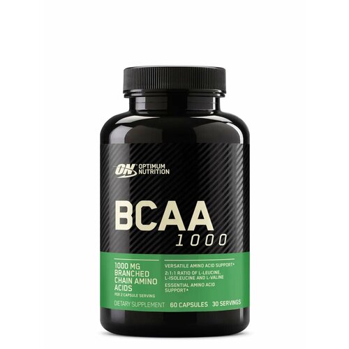 BCAA Optimum Nutrition 1000, нейтральный, 60 шт.
