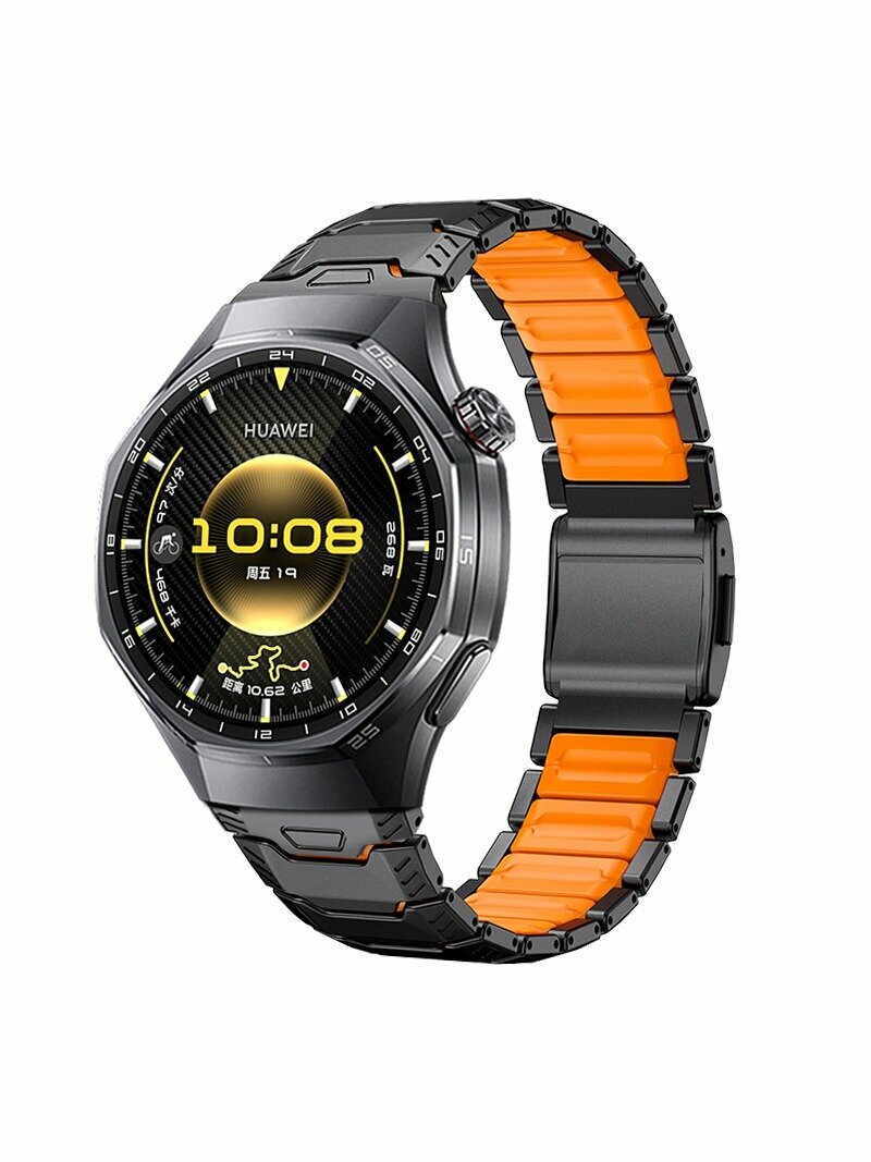 Ремень Huawei Watch GT5 / GT6, титановый металлический магнитный отсос, 22 мм универсальный